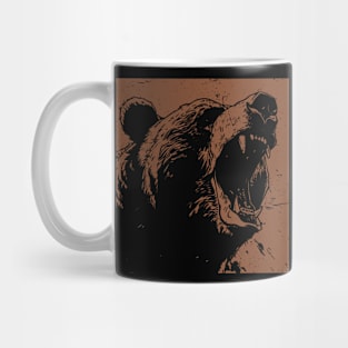 Grizzly Bear Illustration - Grizzly Bear Mug